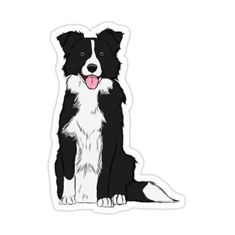 Border Collie Sticker By Rmcbuckeye In 2021 Border Collie Dog
