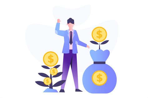 Investment Money Tree Flat Vector Illustration By Stringlabs
