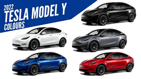 Tesla Model Y Popular Colors Numbers Breen