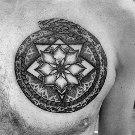 75 Ouroboros Tattoo Designs For Men Circular Ink Ideas