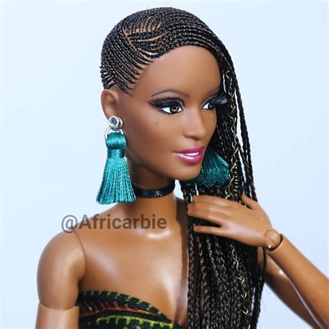 Gorgeous Black Dolls With Styled Natural Hair And Braids We Love This Idea So Much Because