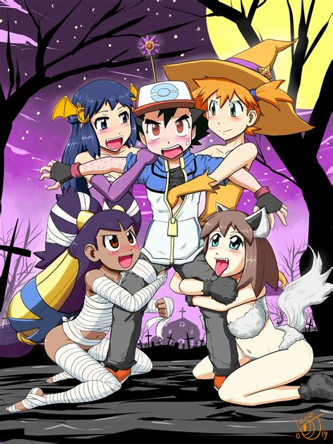 Dawn May Ash Ketchum Misty Iris And More Pokemon Drawn By