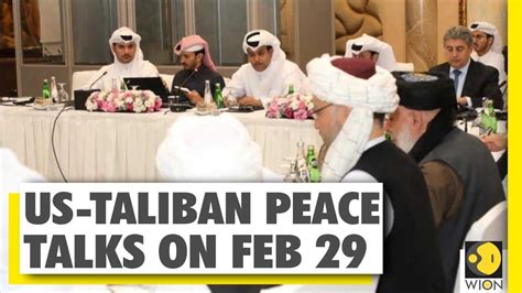 Us Taliban Peace Talks On Feb 29 India And Pakistan Invited World