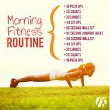 Images of Easy Fitness Routine