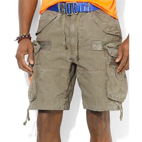 Ralph Lauren Polo Classicfit Canyons Cargo Shorts In Gray For Men Lyst
