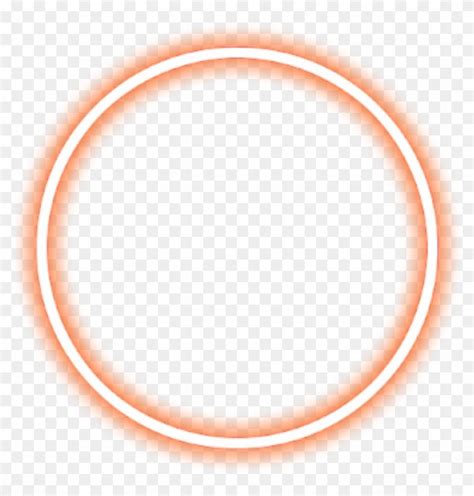 Find Hd Circulo Sticker Neon Glow Circle Png Transparent Png To