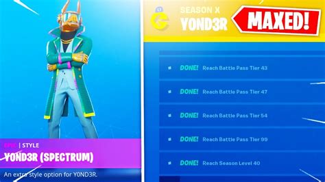 New Max Yond3r Flair Skin In Fortnite Yond3r Flair Max Battle