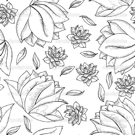 Simple Floral Pattern Drawing This Tutorial Will Teach You How To