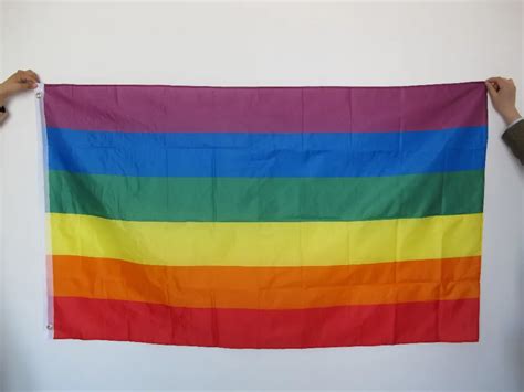 free shipping rainbow flag 3x5 gay pride peace flags gay flags lesbian pride peace pennants flag