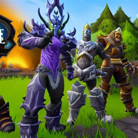 World Of Warcraft In The Style Of Fortnite Stable Diffusion