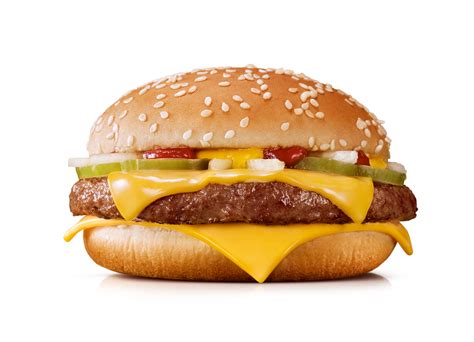 McDonald S Quarter Pounder Cheeseburger Hamburger Restaurant