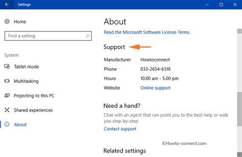 How To Edit Oem Support Information On Windows 10