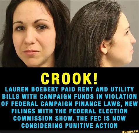Crook Lauren Boebert Paid Rent And Utility Bills With Campaign Funds