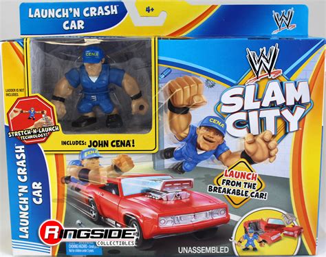 I have these wwe and wcw action figures that are out of the box and up for grabs WWE John Cena w/ Launchin Crash Car - WWE Slam City Toy ...