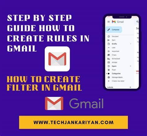 Step By Step Guide How To Create Rules In Gmail Techjankariyan