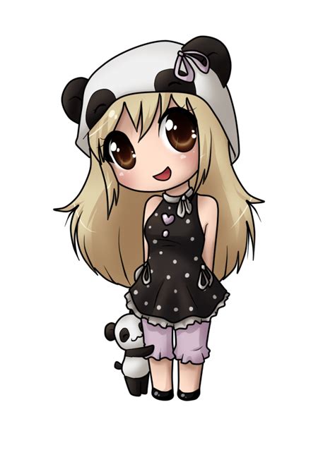 Kawaii Drawings Chibi Drawings Cute Panda Drawing