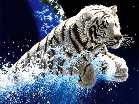 49 3d Tiger Wallpaper Wallpapersafari
