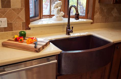 When it comes to selecting these staples, style is secondary, says max isley, owner of hampton kitchens in raleigh most faucets use cartridge, ball or ceramic disc valves. When And How To Add A Copper Farmhouse Sink To A Kitchen