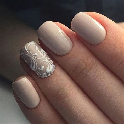 90 Classy Nail Art Ideas Art And Design Beige Nails Bride Nails