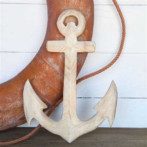 Wood Anchor Wall Decor Anchor Wall Decor Wood Anchor Nautical Decor