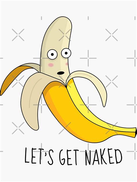 lets get naked sticker for sale by l1nes redbubble