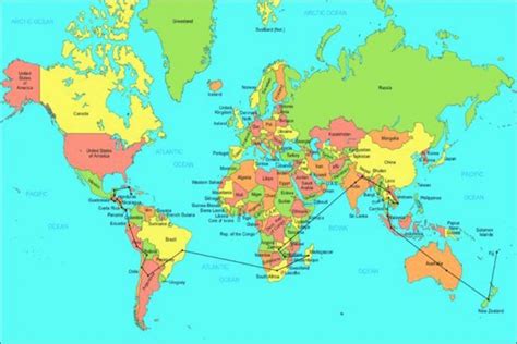 Map Of The World Labeled Simple Labeled World Map World Maps With With