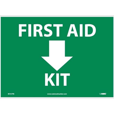 Stcw proficiency in medical crew training yachting pages. First Aid Kit Sign (M757PB)