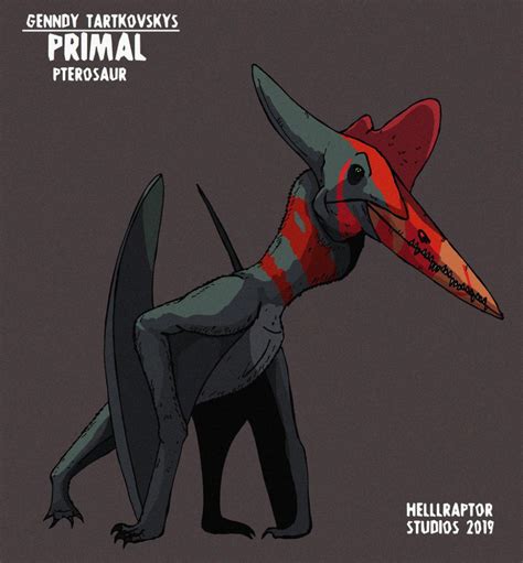 Genndy Tartakovskys Primal Pterosaur By Hellraptorstudios On
