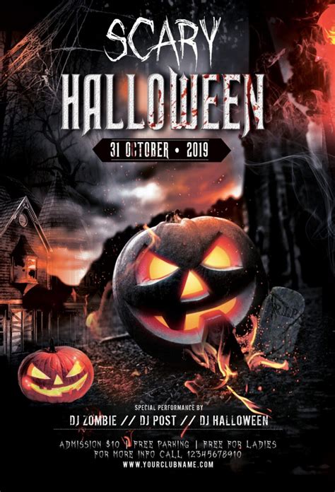 Free Halloween Flyer Templates Word