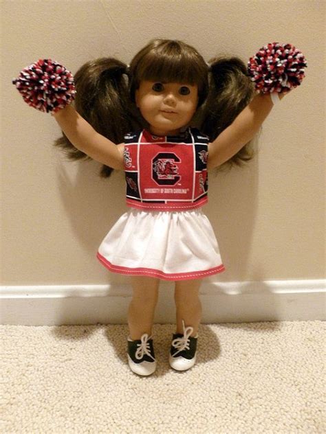 american girl doll clothes cheerleader usc gamecocks 18 inch doll football south carolina 18in