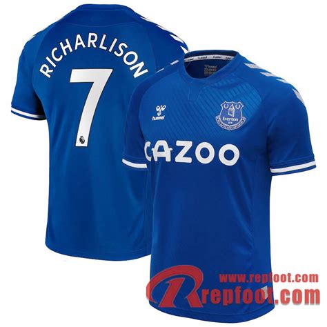 Sale everton torwart günstige trikots rose original 2020/2021. Maillot de foot 20-21 Everton Richarlison #7 Domicile Repfoot