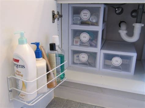 I love to have an organized and clean home i have ideas on how to organize your vanity, cabinets, drawers and so much more. Mural of Brilliant Bathroom Cabinet Organizers | Storage ...