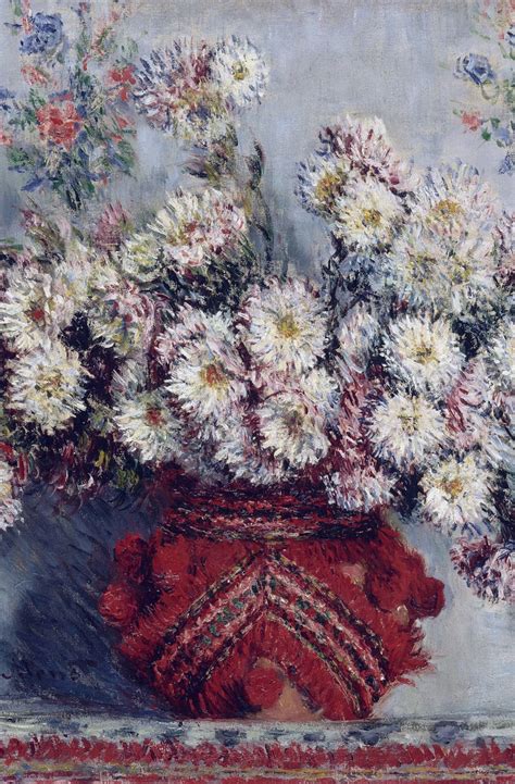 Download Claude Monets 1878 Chrysanthemums Wallpaper