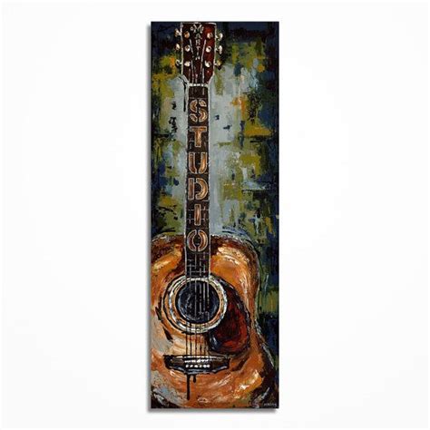 Guitar Painting Music Studio Sign T For A Musician Etsy Canada