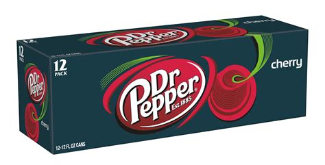 Dr Pepper Cherry Soda 12 Fluid Ounce Can 12 Count Buy Online In Uae Dr Pepper Products