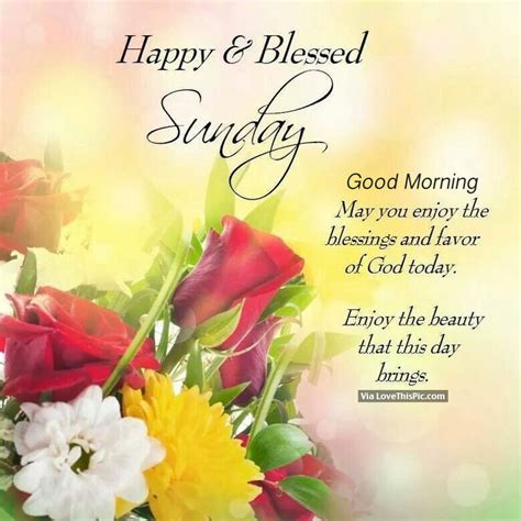 Happy And Blessed Sunday Good Morning Pictures Photos And