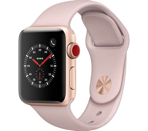 Free delivery to your city. Buy APPLE Watch Series 3 Cellular - Pink, 38 mm | Free ...