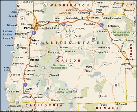 Portland Oregon Counties Map Secretmuseum