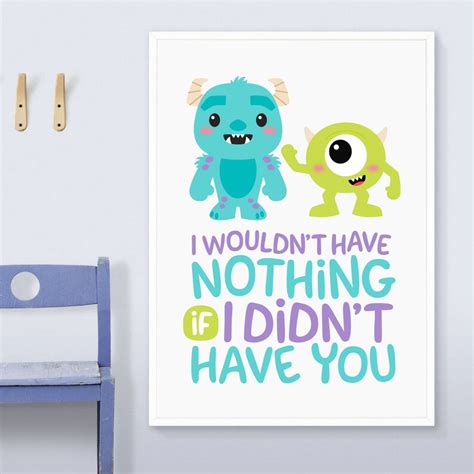 Monsters Art Print I Wouldnt Have Nothing If I Didnt Have Etsy Art