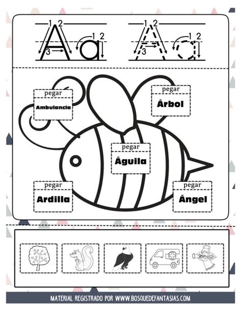 Juegos de preescolar y kínder para aprender el abecedario, los números, colores. fichas interactivas hoja 1 | Actividades de letras, Lectura y escritura, Cuaderno de lectoescritura