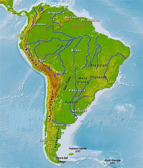 South America Rivers Diagram Quizlet