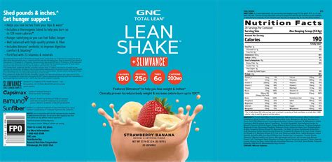 Gnc total lean shake weight loss reviews. GNC Total Lean Lean Shake Slimvance Stim - Strawberry ...