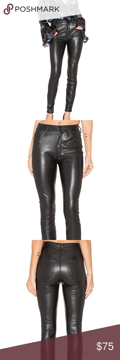 Mother Denim Faux Leather Mother Denim Leather Faux Leather Pants
