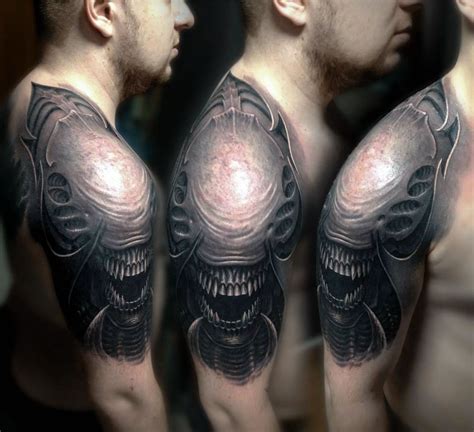 Biomechanical Tattoos By Stepan Negur Alien Tattoo Biomechanical