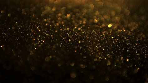 Glittering Golden Particles Background Stock Motion Graphics Sbv