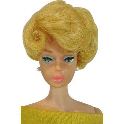 mattel lemon blond barbie side part bubble 1964 from fourtyfiftysixty on ruby lane