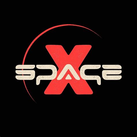 Spacex Logo Reimagined Spacex Logo Having Reflectional Symmetry