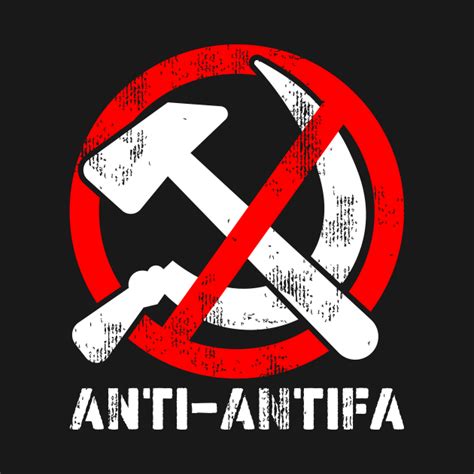 Anti Antifa Against Antifa - Antifa - T-Shirt | TeePublic