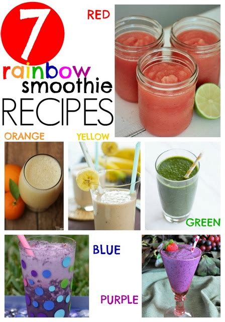 Rainbow Smoothie Recipes For Kids The Ot Toolbox