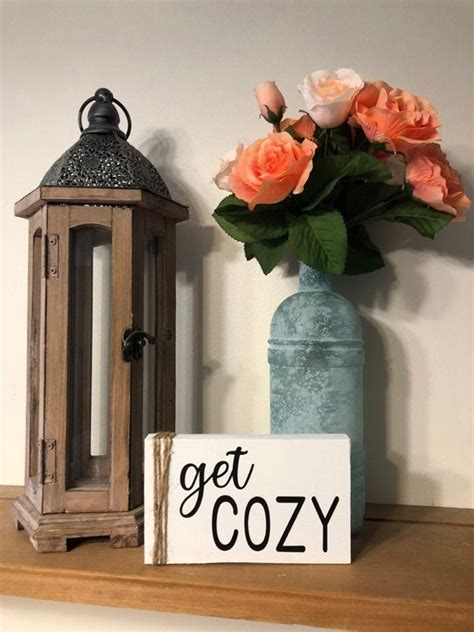 Get Cozy Wooden Sign Etsy Wooden Signs Getting Cozy Cozy Sign